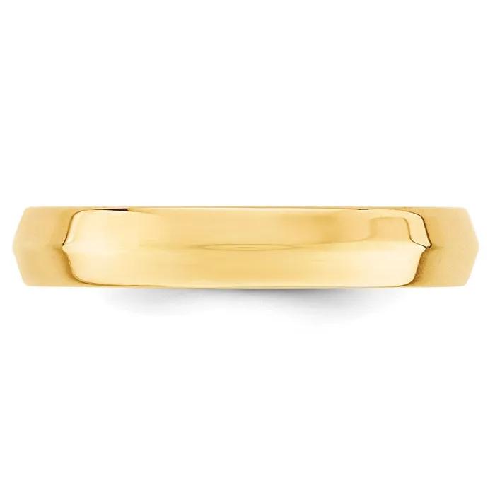 Goldia Solid 14K Yellow Gold 4mm Knife Edge Comfort Fit MensWomens Wedding Band Ring Size 105 Rings Goldia Solid 14K Yellow Gold 4mm Knife Edge Comfort Fit MensWomens Wedding Band Ring Size 105 Rings