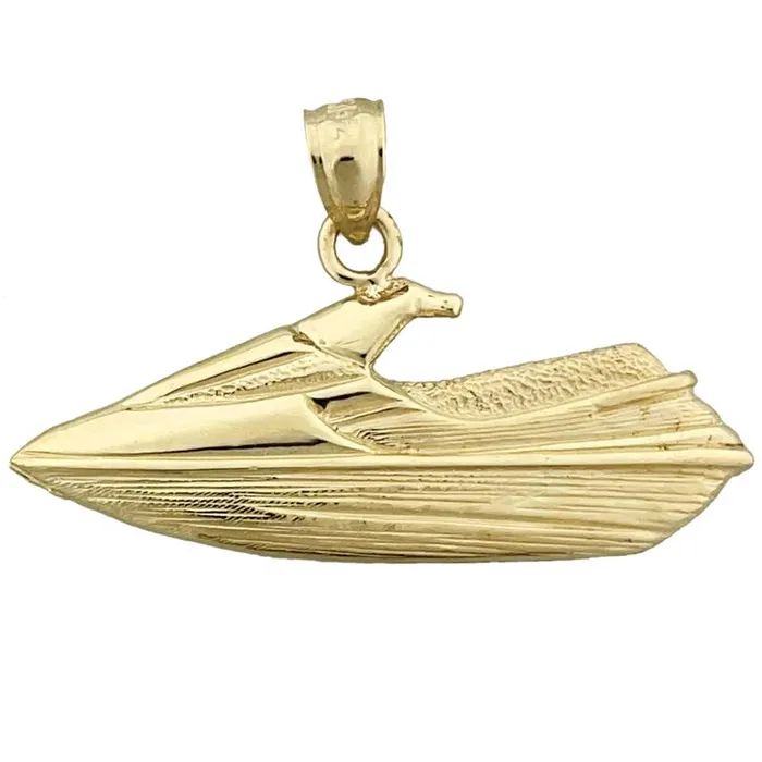 PreStyled Sets Goldia 14K Gold Jet Ski Pendant