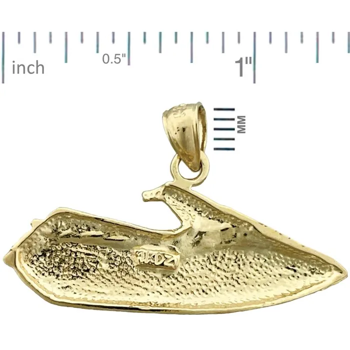 PreStyled Sets Goldia 14K Gold Jet Ski Pendant