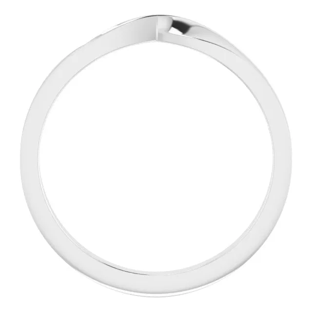 Rings TreasureFineJewelers Platinum Twisted Stackable Ring