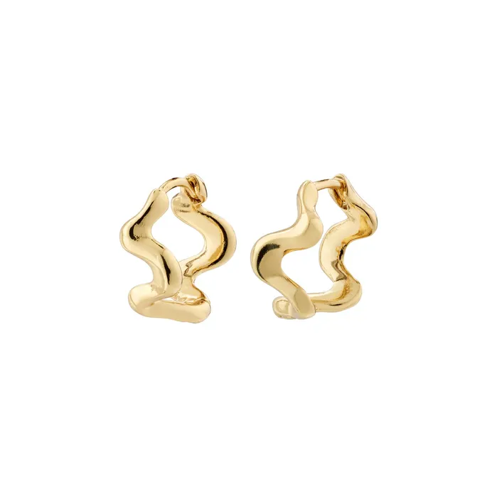 Pilgrim PreStyled Sets Penelope Gold Plated Hoops