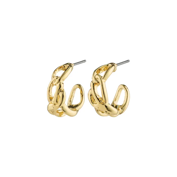 Pilgrim Rani Gold Plated Hoops PreStyled Sets
