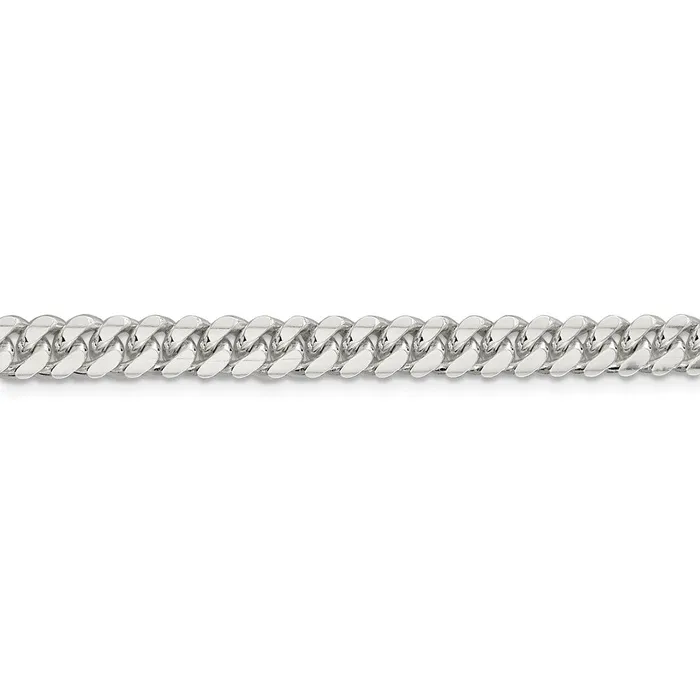 Rings WB Choice Jewelry Sterling Silver 64mm Polished Domed Curb ChainWBCQDB1808