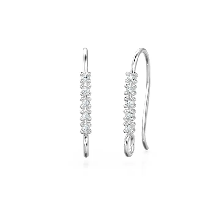 1 Diamond Set Ear Wires Finding 1645mm 21 GAUGE 14k 18k Solid Gold Brilliant Round Diamond Earring Jalvi Co Earrings 1 Diamond Set Ear Wires Finding 1645mm 21 GAUGE 14k 18k Solid Gold Brilliant Round Diamond Earring Jalvi Co Earrings