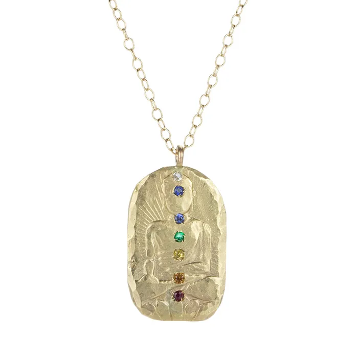 Chakra Buddha Pendant Necklace Victoria Cunningham Necklaces