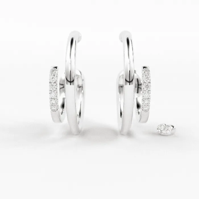 Jalvi Co Earrings Diamond Twin Hoop Earrings Diamond Huggies 14k Solid Gold Huggie Earring Big Hoop Earrings 14MM Diamond Hoop Earrings Gift For Her Jalvi Co Earrings Diamond Twin Hoop Earrings Diamond Huggies 14k Solid Gold Huggie Earring Big Hoop Earrings 14MM Diamond Hoop Earrings Gift For Her