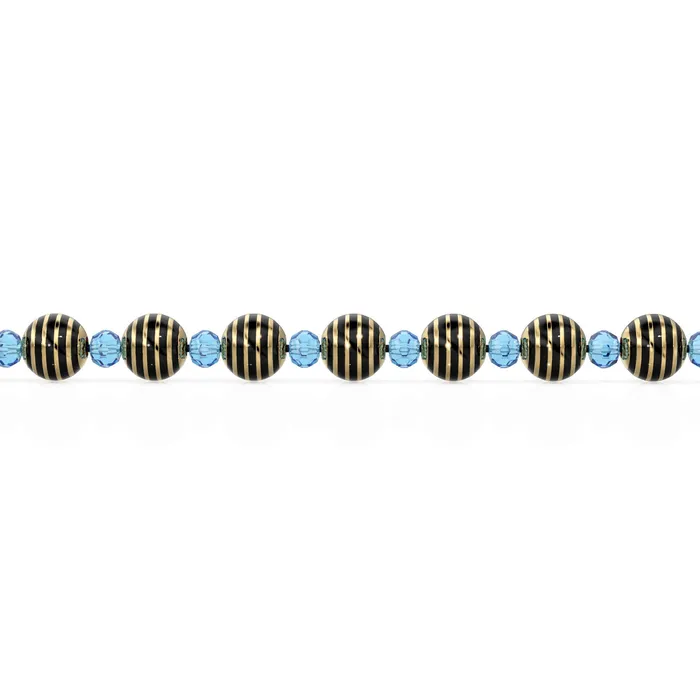 Jalvi Co PreStyled Sets 6mm 18k Solid Yellow Gold Round Ball Striped Enamel Spacer Findings Beads 1 piece Jalvi Co PreStyled Sets 6mm 18k Solid Yellow Gold Round Ball Striped Enamel Spacer Findings Beads 1 piece