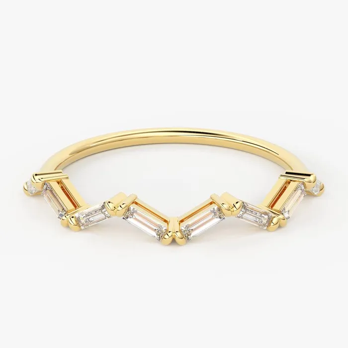 Jalvi Co Rings Baguette Diamond Band in 14k Gold Diamond Ring Baguette Gold Band White Diamond Ring Baguette Diamond Wedding Band Jalvi Co Rings Baguette Diamond Band in 14k Gold Diamond Ring Baguette Gold Band White Diamond Ring Baguette Diamond Wedding Band