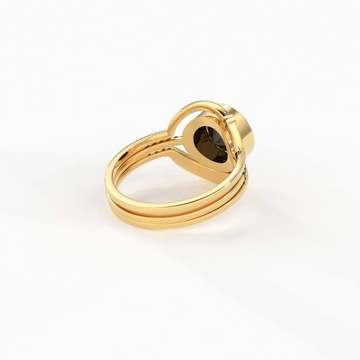 Jalvi Co Rings Eclipse Diamond Ring Set in 14k or 18k Solid Gold Alternative Engagement Set With 8mm Center Black Onyx or Black Diamond Jalvi Co Rings Eclipse Diamond Ring Set in 14k or 18k Solid Gold Alternative Engagement Set With 8mm Center Black Onyx or Black Diamond