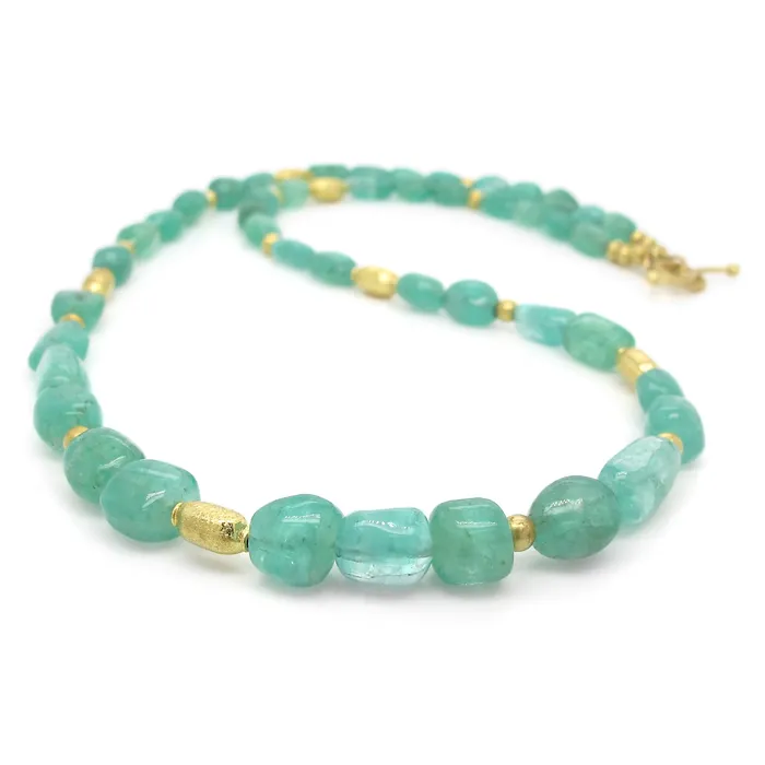 Necklaces Barbara Heinrich Emerald Bead Necklace