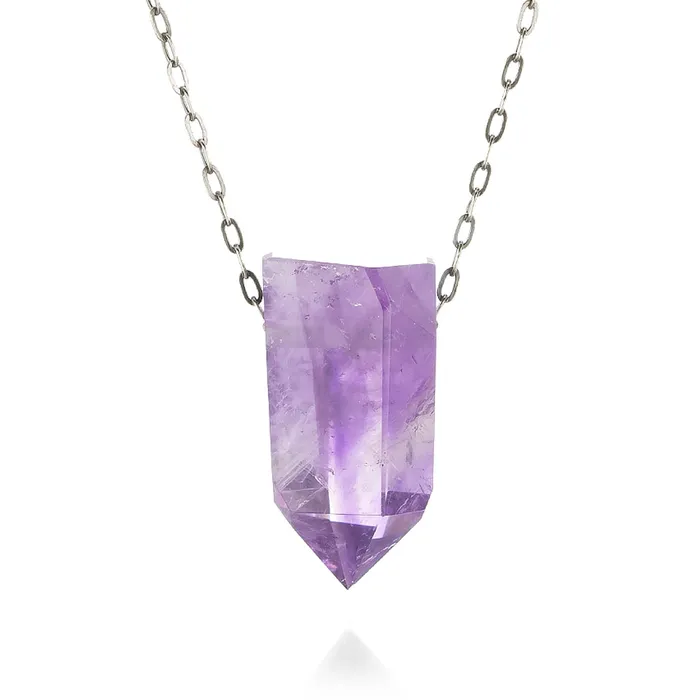 Necklaces Joseph Brooks Amethyst Crystal Necklace
