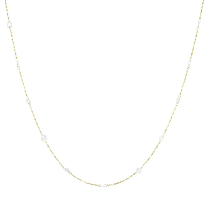 Necklaces Sethi Couture Cien Rose Cut Diamond Chain
