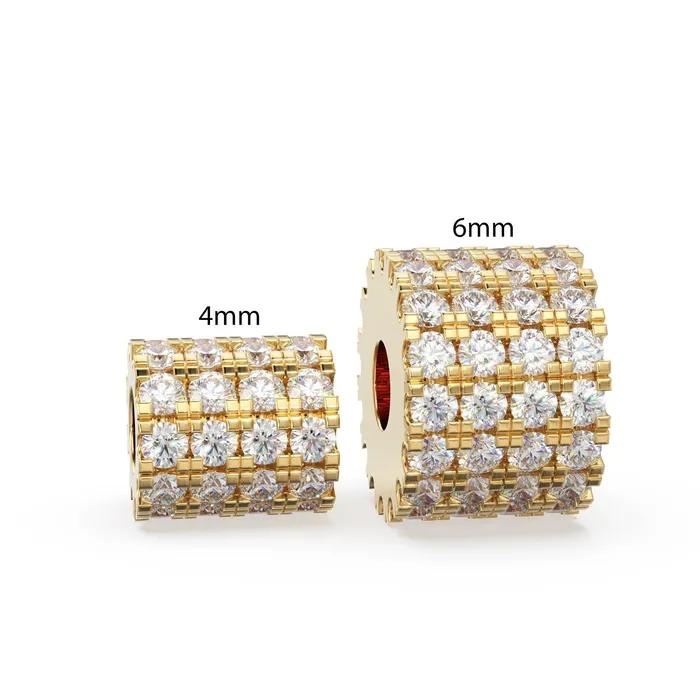 PreStyled Sets Jalvi Co 4 Row French Pave Diamond Gold Beads Handmade Diamond Rondelle Beads Diamond Round Beads Solid Gold Diamond Spacer Findings PreStyled Sets Jalvi Co 4 Row French Pave Diamond Gold Beads Handmade Diamond Rondelle Beads Diamond Round Beads Solid Gold Diamond Spacer Findings