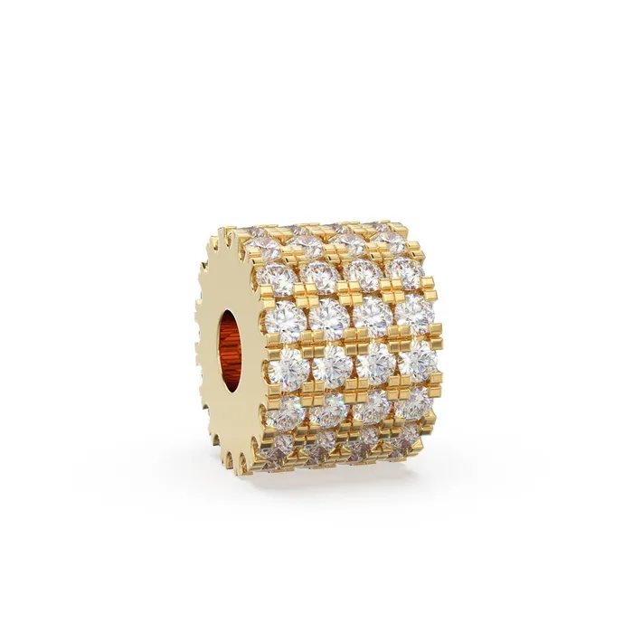 PreStyled Sets Jalvi Co 4 Row French Pave Diamond Gold Beads Handmade Diamond Rondelle Beads Diamond Round Beads Solid Gold Diamond Spacer Findings PreStyled Sets Jalvi Co 4 Row French Pave Diamond Gold Beads Handmade Diamond Rondelle Beads Diamond Round Beads Solid Gold Diamond Spacer Findings