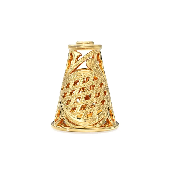 PreStyled Sets Mesh Designer Cone Solid Gold 14k 18k Solid Gold Spacer Bead Jewelry Making Supply available in 1280mm Jalvi Co PreStyled Sets Mesh Designer Cone Solid Gold 14k 18k Solid Gold Spacer Bead Jewelry Making Supply available in 1280mm Jalvi Co