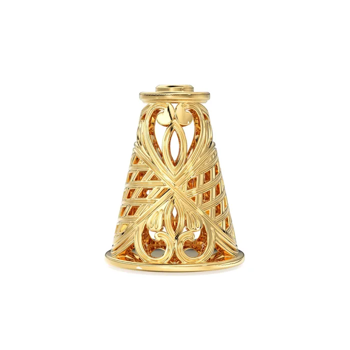 PreStyled Sets Mesh Designer Cone Solid Gold 14k 18k Solid Gold Spacer Bead Jewelry Making Supply available in 1280mm Jalvi Co PreStyled Sets Mesh Designer Cone Solid Gold 14k 18k Solid Gold Spacer Bead Jewelry Making Supply available in 1280mm Jalvi Co