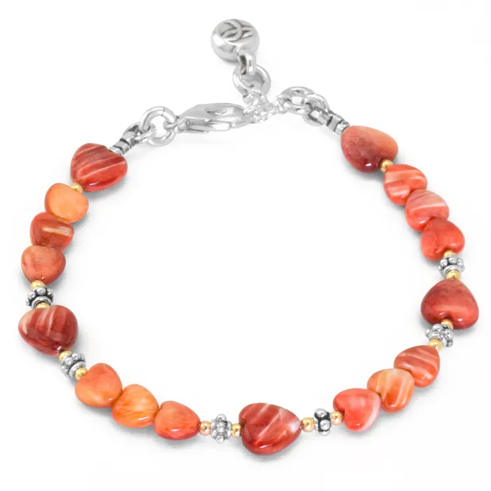 Bracelets Elisa Ilana A Little Something Spiny Oyster Heart Bracelet Bracelets Elisa Ilana A Little Something Spiny Oyster Heart Bracelet