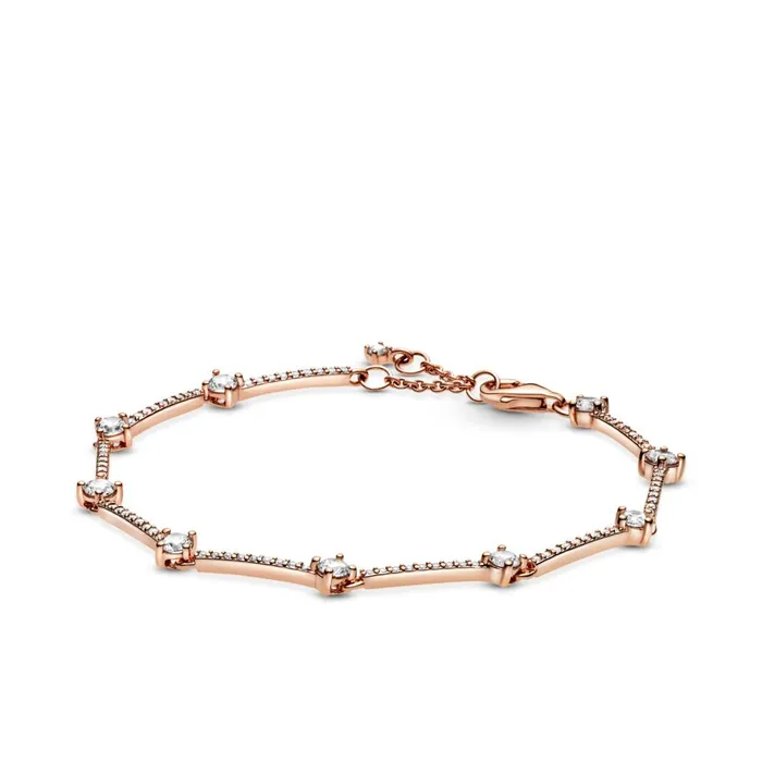 Bracelets Pandora Pandora Sparkling Pav Bar Bracelet Bracelets Pandora Pandora Sparkling Pav Bar Bracelet