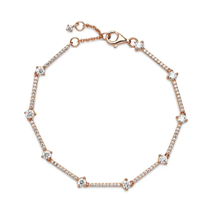 Bracelets Pandora Pandora Sparkling Pav Bar Bracelet Bracelets Pandora Pandora Sparkling Pav Bar Bracelet