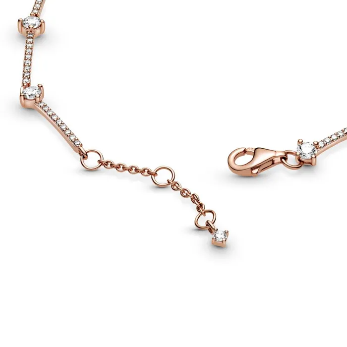 Bracelets Pandora Pandora Sparkling Pav Bar Bracelet Bracelets Pandora Pandora Sparkling Pav Bar Bracelet