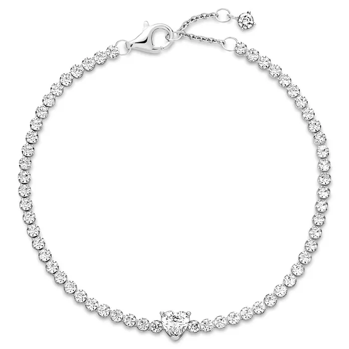 Bracelets Pandora Sparkling Clear Heart Tennis Bracelet Pandora Bracelets Pandora Sparkling Clear Heart Tennis Bracelet Pandora