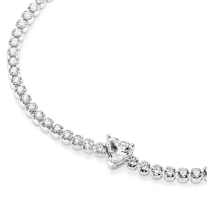 Bracelets Pandora Sparkling Clear Heart Tennis Bracelet Pandora Bracelets Pandora Sparkling Clear Heart Tennis Bracelet Pandora