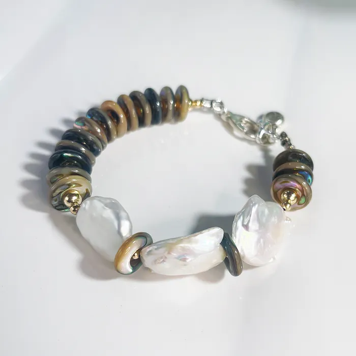 Elisa Ilana Baroque Pearl Bracelet Bracelets Elisa Ilana Baroque Pearl Bracelet Bracelets