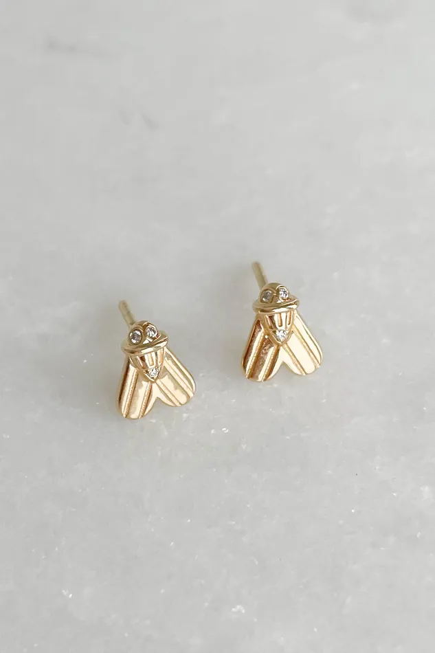 HARWELL GODFREY Earrings So Fly Stud Earring HARWELL GODFREY Earrings So Fly Stud Earring