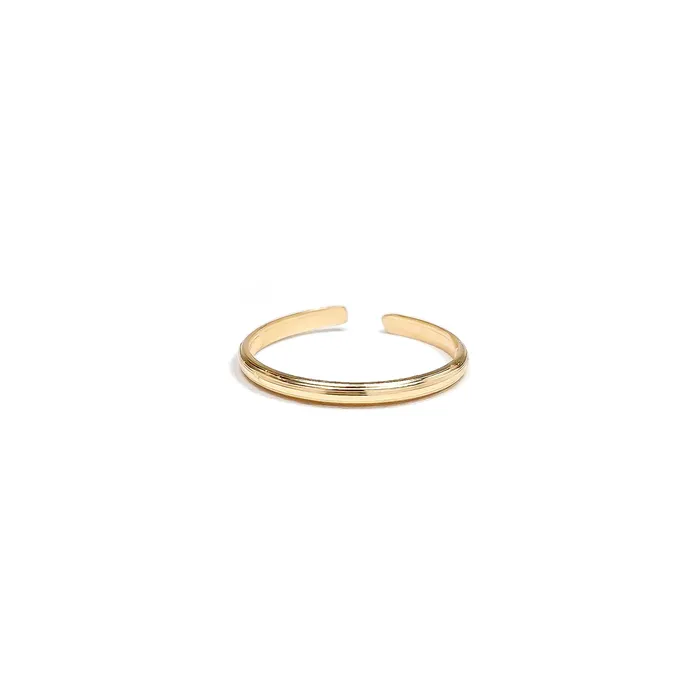 Rings Hoops By Hand Dainty Half Round Toe Ring 14K Gold Filled Rings Hoops By Hand Dainty Half Round Toe Ring 14K Gold Filled